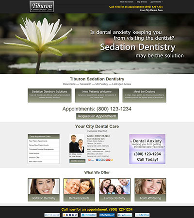 Dental Website Designs - Sample 7
